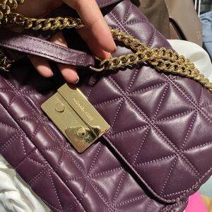 Michael Kors Purple Quilted Women's Bag